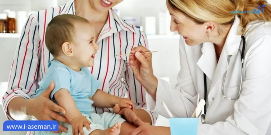 قرار دادن نتایج آزمایشات کودکان در سایت پزشک اطفال