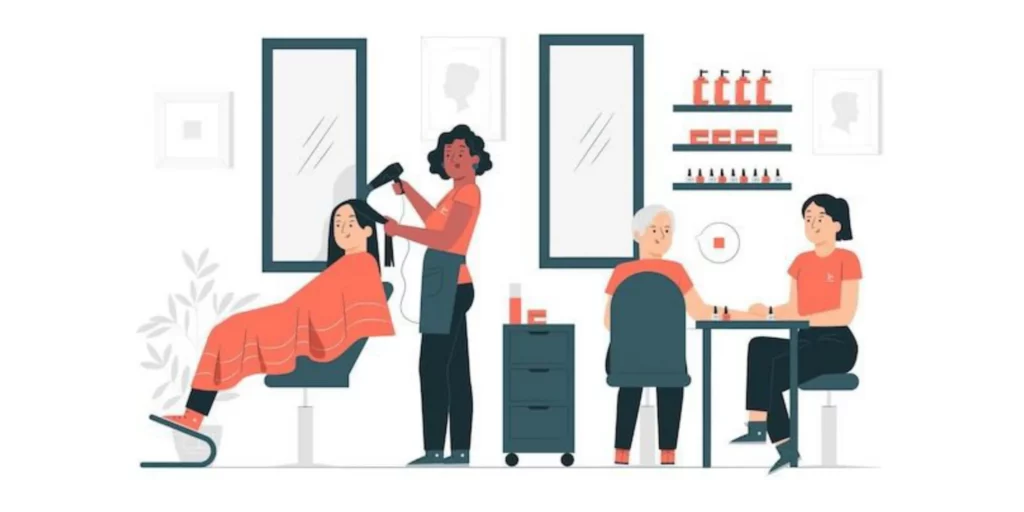 طراحی سایت آرایشگاه زنانه 