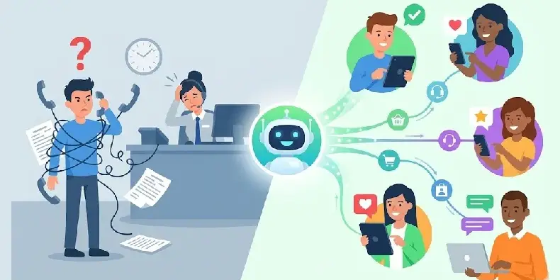 نمایش روند پیشرفت چت بات‌ها در سال‌های آینده