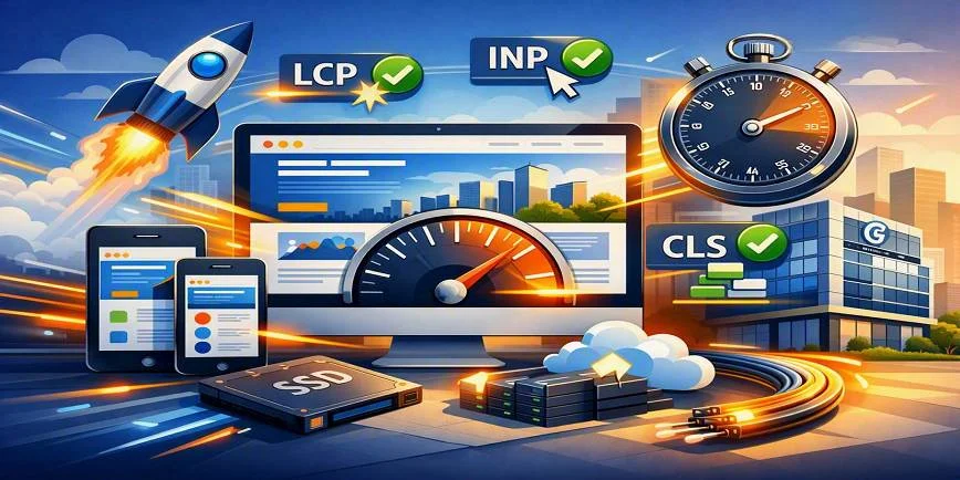 سرعت بارگذاری بالای سایت شرکتی و بهبود عملکرد وبسایت