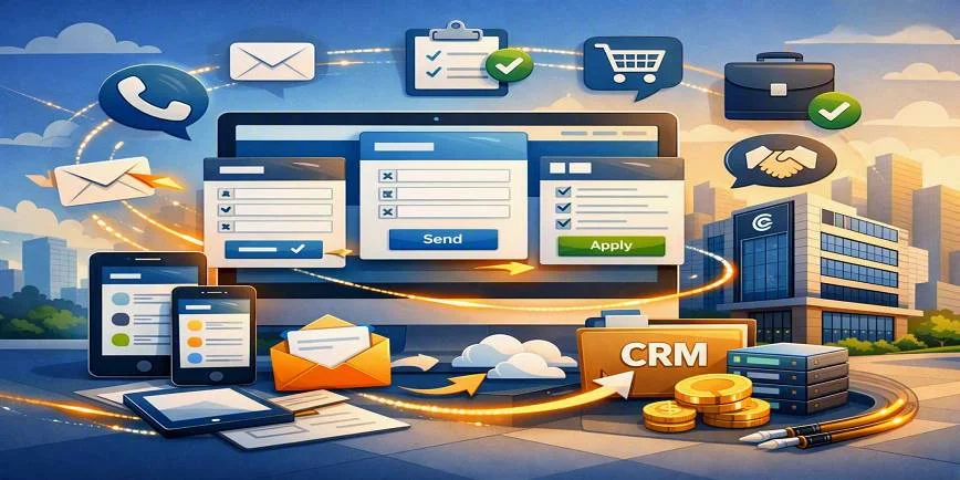فرم ارتباط با مشتری در سایت شرکتی برای دریافت درخواستها