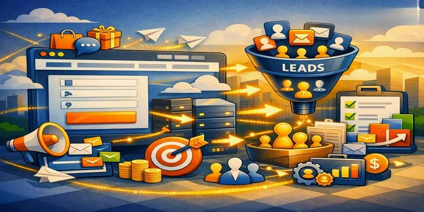 دریافت لید و جذب مشتری بالقوه از طریق سایت شرکتی