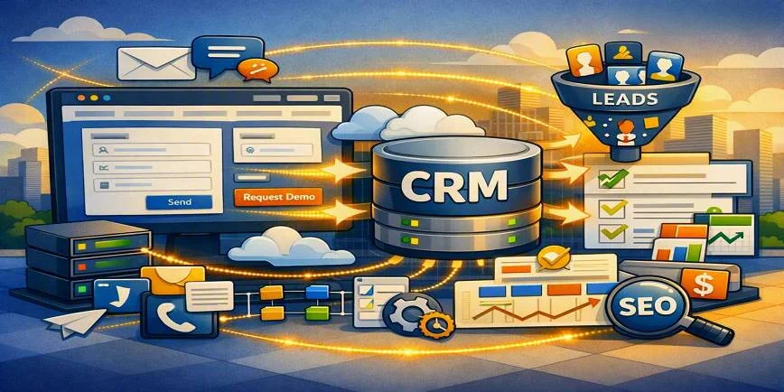 اتصال سایت شرکتی به CRM برای مدیریت اطلاعات مشتریان